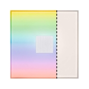LumiTiles LED Fliesen Square Einzelfliese IP44 100x10mm 65lm 12V 0,75W RGBW Weiß Kunststoff/Aluminium