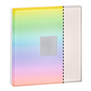LumiTiles LED Fliesen Square Einzelfliese IP44 100x10mm 65lm 12V 0,75W RGBW Weiß Kunststoff/Aluminium