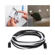 LumiTiles Kabel Square Warmweiß 1,9m 12V Schwarz Kunststoff
