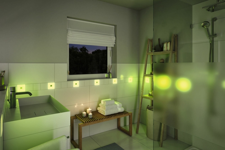 Paulmann LumiTiles Touch Modul Square Smart Home Zigbee 3.0 IP44 RGBW+ Weiß