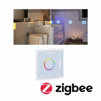 Paulmann LumiTiles Touch Modul Square Smart Home Zigbee 3.0 IP44 RGBW+ Weiß