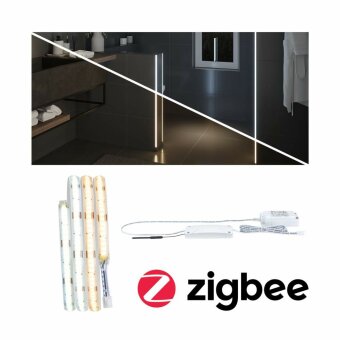Paulmann LumiTiles LED Stripe Smart Home Zigbee COB Slim 1m IP44 3W 260lm 544LEDs/m Tunable White 7VA