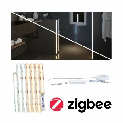 Paulmann LumiTiles LED Stripe Smart Home Zigbee COB Slim 2m IP44 6W 520lm 544LEDs/m Tunable White 7VA