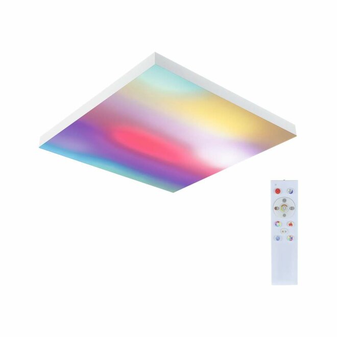 Paulmann LED Panel Velora Rainbow dynamicRGBW   eckig 450x450mm RGBW Weiß