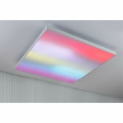 LED Panel Velora Rainbow dynamicRGBW   eckig 595x595mm RGBW Weiß