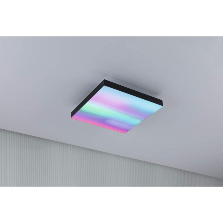Paulmann LED Panel Velora Rainbow dynamicRGBW   eckig 295x295mm RGBW Schwarz