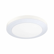 LED Deckenleuchte Circula rund weiß mit Bewegungsmelder & Dämmerungssensor IP44 880lm 3000K 230V seewasserresistent