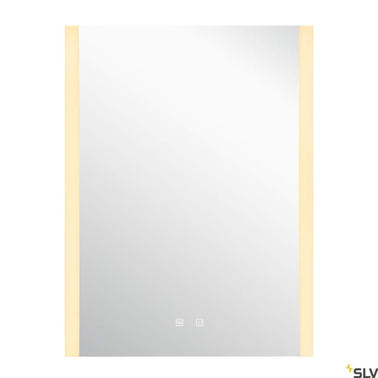 SLV TRUKKO square Badezimmer Spiegel mit Beleuchtung dimmbar 24W 3000/4000/6500K