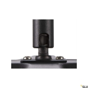 PANEL TRACK round 200mm, 1 Phasen Spot schwarz 18W 3000K