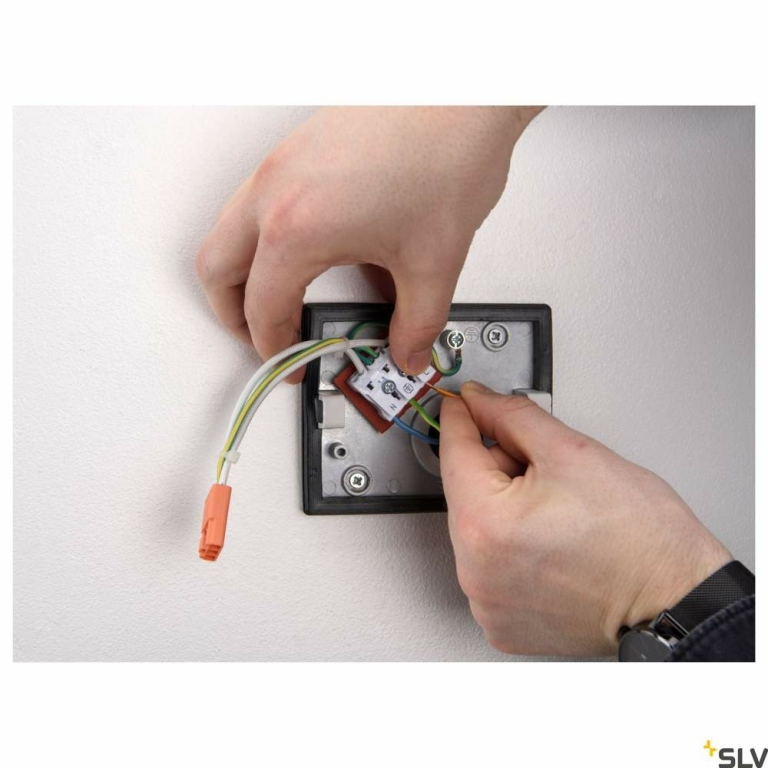 SLV SITRA S WL SINGLE, LED Outdoor Wandaufbauleuchte, weiss, CCT switch 3000/4000K
