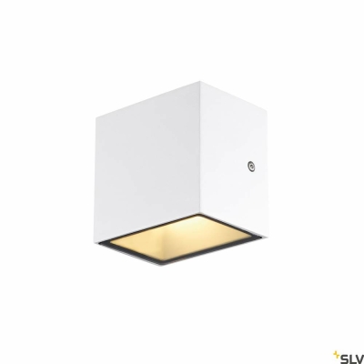 SLV SITRA S WL SINGLE, LED Outdoor Wandaufbauleuchte, weiss, CCT switch 3000/4000K