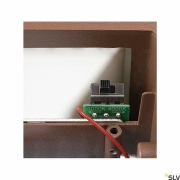 SITRA S WL SINGLE, LED Outdoor Wandaufbauleuchte, rost farbend, CCT switch 3000/4000K