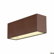 SITRA L WL UP/DOWN, LED Outdoor Wandaufbauleuchte, rost farbend, CCT switch 3000/4000K