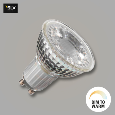 SLV QPAR51 GU10, LED Leuchtmittel 6W 2200 2700K CRI90 36°