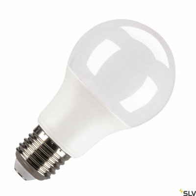 SLV A60 E27, LED Leuchtmittel weiß 9W 2700K CRI90 220°