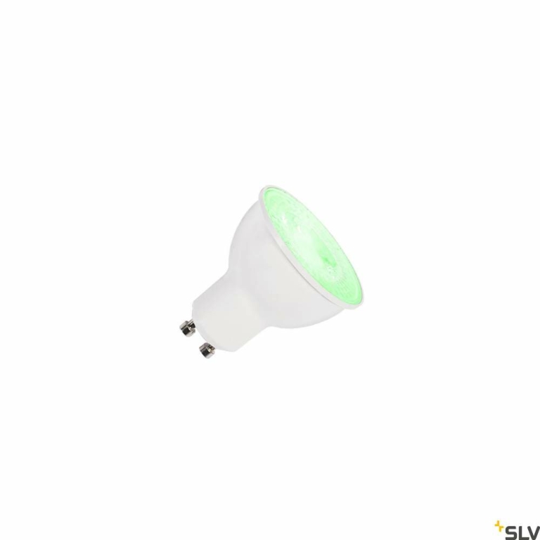 SLV QPAR51 GU10 RGBW smart, LED Leuchtmittel weiß / transparent 5,2W CRI90 38°