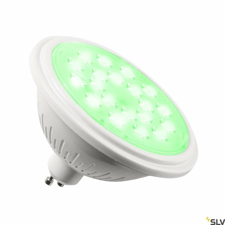 SLV QPAR111 GU10 RGBW smart, LED Leuchtmittel weiß / transparent 10W CRI90 40°