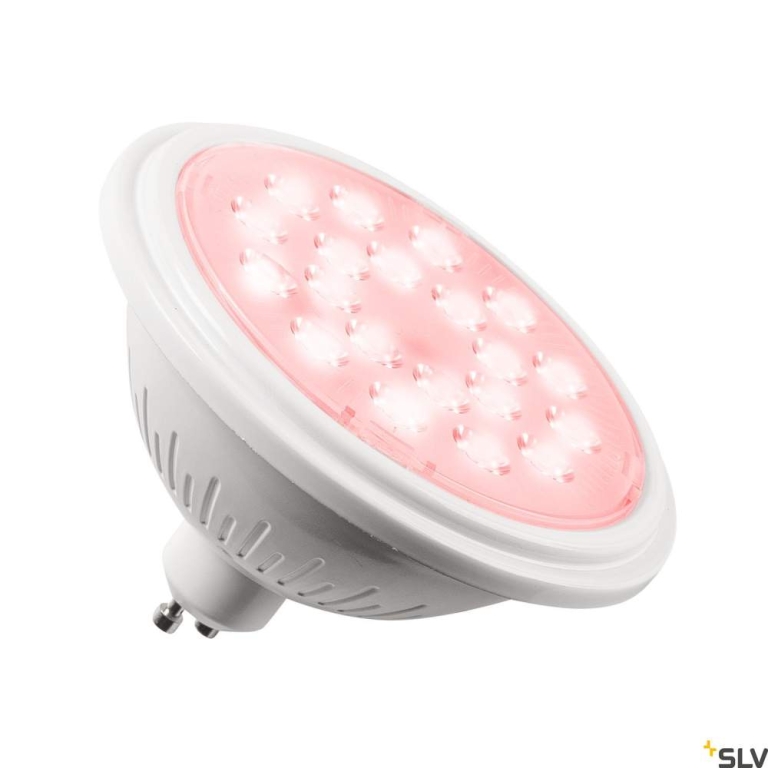 SLV QPAR111 GU10 RGBW smart, LED Leuchtmittel weiß / transparent 10W CRI90 40°
