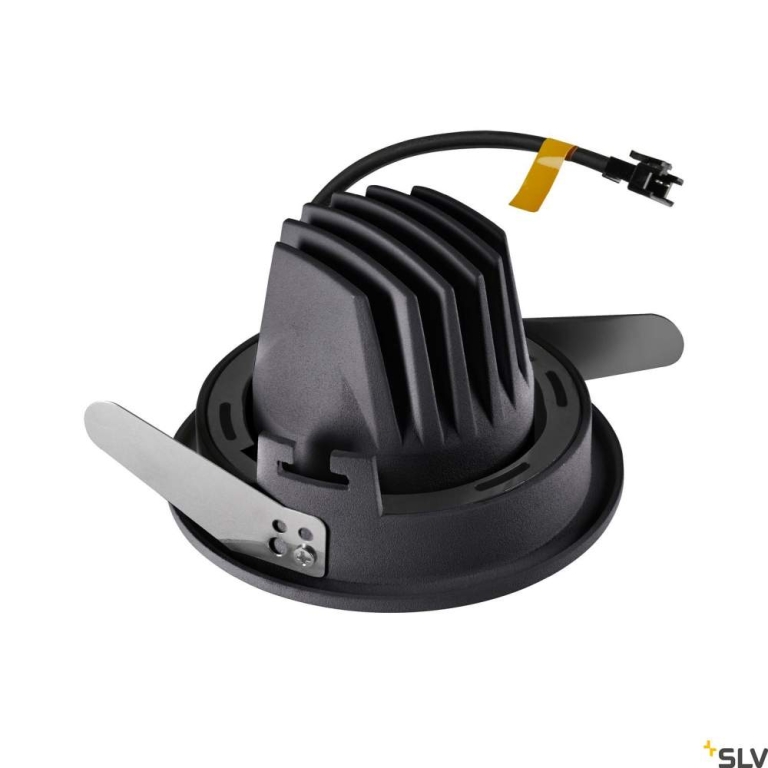 SLV NUMINOS® MOVE S, Deckeneinbauleuchte schwarz 2700K 20°