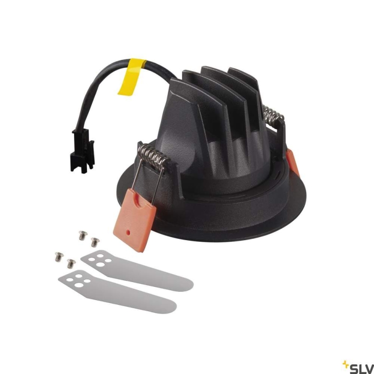 SLV NUMINOS® MOVE XS, Deckeneinbauleuchte schwarz / weiß 4000K 55°