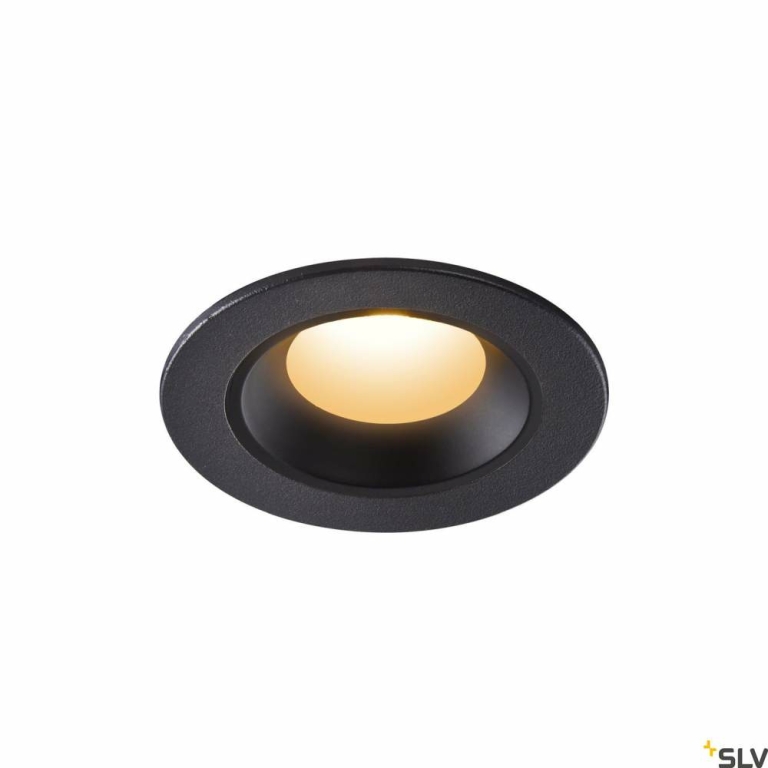 SLV NUMINOS® XS, Deckeneinbauleuchte schwarz 2700K 40°