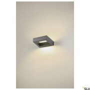 BOOKAT, Wandaufbauleuchte anthrazit 15W 3000/4000K