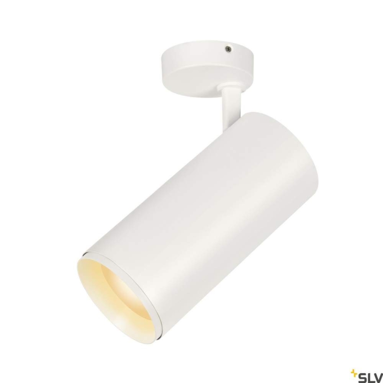 SLV NUMINOS® SPOT XL PHASE, Deckenaufbauleuchte weiß / schwarz 36W 3000K 60°