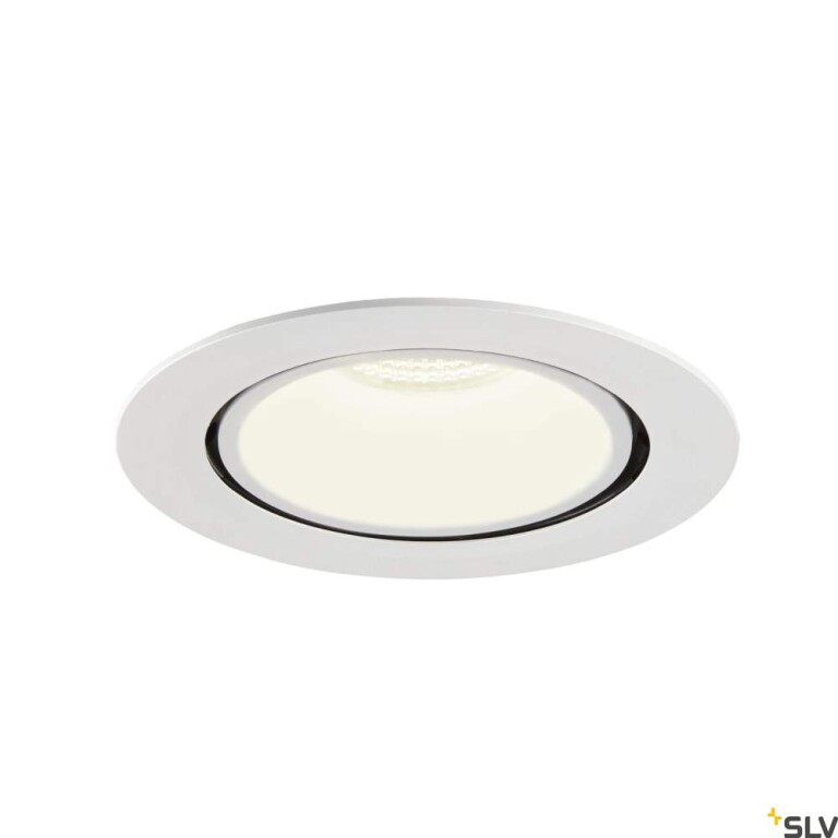 SLV NUMINOS® GIMBLE XL, Deckeneinbauleuchte weiß 4000K 55°