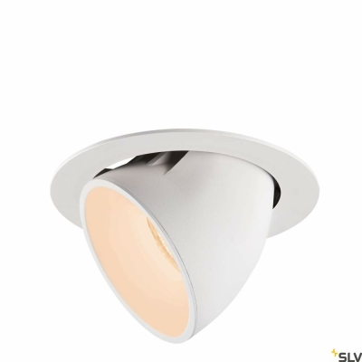 SLV NUMINOS® GIMBLE XL, Deckeneinbauleuchte weiß 2700K 55°