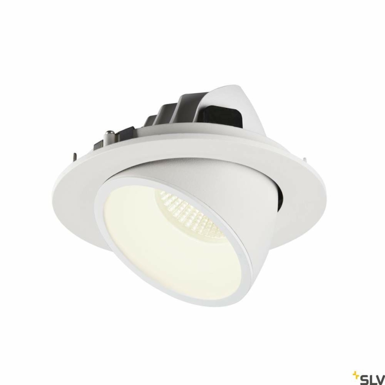 SLV NUMINOS® GIMBLE L, Deckeneinbauleuchte weiß 4000K 55°
