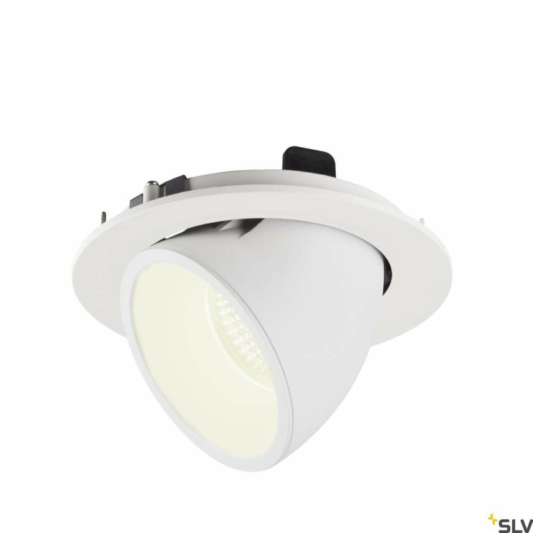 SLV NUMINOS® GIMBLE L, Deckeneinbauleuchte weiß 4000K 55°