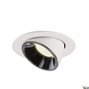 NUMINOS® GIMBLE L, Deckeneinbauleuchte weiß / chrom 4000K 40°