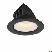 NUMINOS® GIMBLE L, Deckeneinbauleuchte schwarz / weiß 2700K 40°