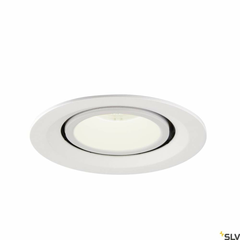 SLV NUMINOS® GIMBLE M, Deckeneinbauleuchte weiß 4000K 55°