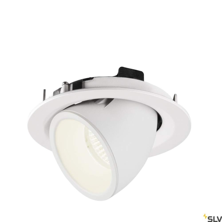 SLV NUMINOS® GIMBLE M, Deckeneinbauleuchte weiß 4000K 40°