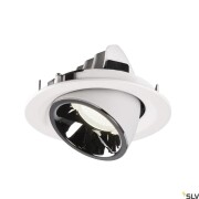 NUMINOS® GIMBLE M, Deckeneinbauleuchte weiß / chrom 4000K 20°