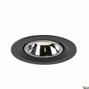 NUMINOS® GIMBLE M, Deckeneinbauleuchte schwarz / chrom 4000K 55°