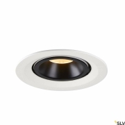 NUMINOS® GIMBLE M, Deckeneinbauleuchte weiß / schwarz 3000K 20°