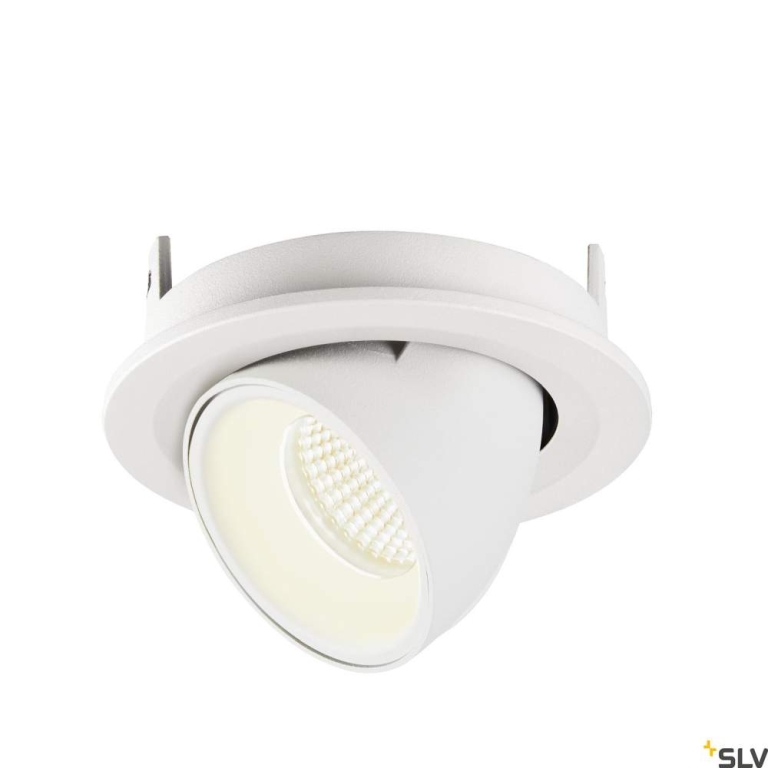 SLV NUMINOS® GIMBLE S, Deckeneinbauleuchte weiß 4000K 20°