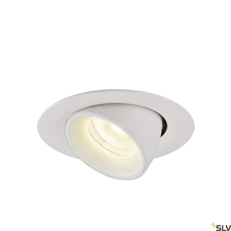 SLV NUMINOS® GIMBLE XS, Deckeneinbauleuchte weiß 4000K 40°