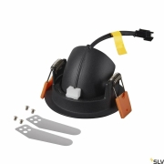 NUMINOS® GIMBLE XS, Deckeneinbauleuchte schwarz / weiß 3000K 40°