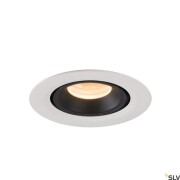 NUMINOS® GIMBLE XS, Deckeneinbauleuchte weiß / schwarz 2700K 55°