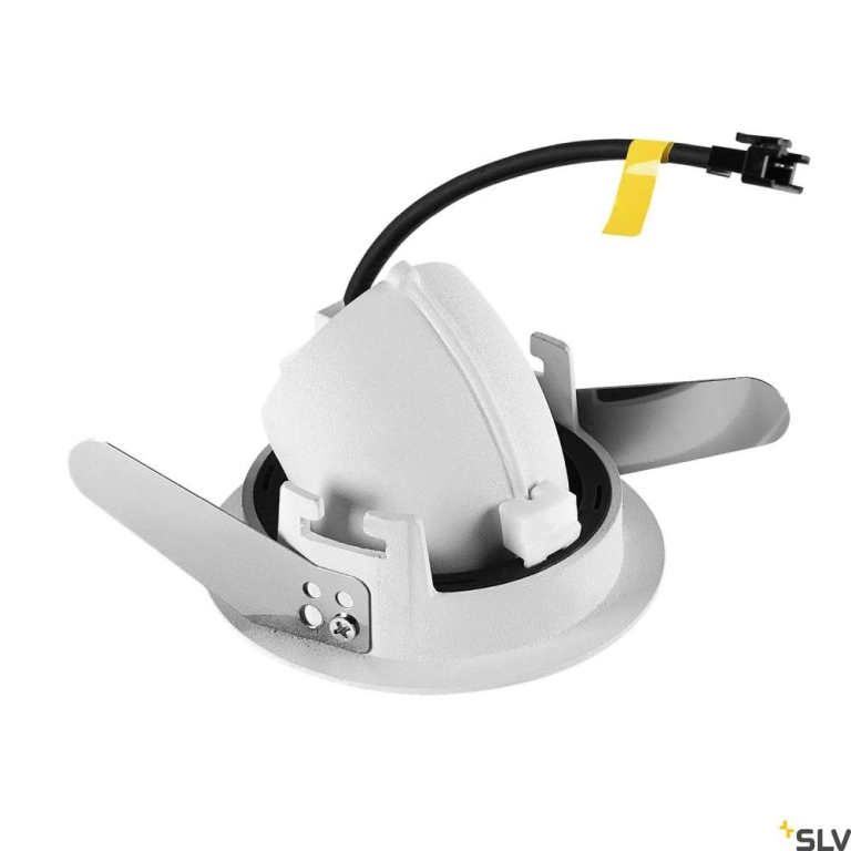 SLV NUMINOS® GIMBLE XS, Deckeneinbauleuchte weiß / schwarz 2700K 20°