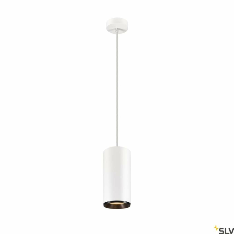 SLV NUMINOS® DALI XL, Pendelleuchte weiß / schwarz 36W 2700K 36°