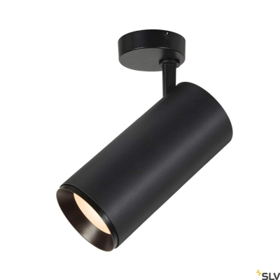 SLV NUMINOS® SPOT DALI XL, Deckenaufbauleuchte schwarz 36W 3000K 24°