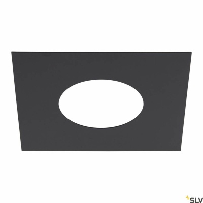 SLV Numinos® M Einbaurahmen, eckig 240/120mm schwarz