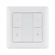 Wandschalter Smart Home Zigbee On/Off/Dimm Weiß