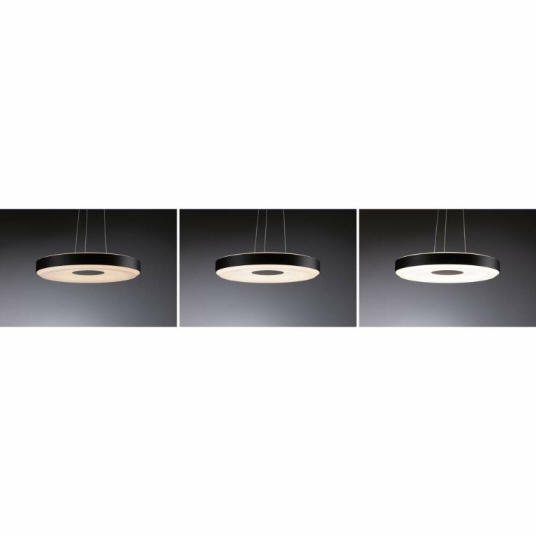 LED Pendelleuchte 3-Step-Dim Puric Pane 2700K 2x1100lm 2x22W Schwarz/Grau