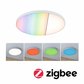 LED Panel Smart Home Zigbee Velora RGBW rund 400mm 3000K