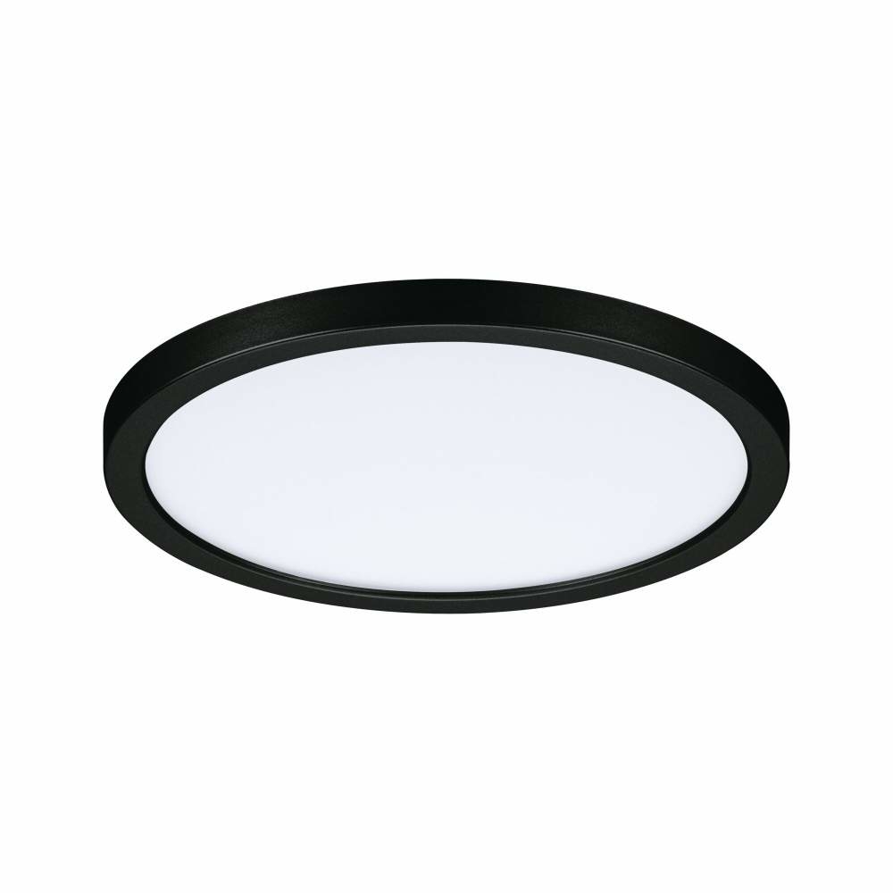 rund Einbaupanel LED Areo 3000K Schwarz | Paulmann 175mm 79961 VariFit IP44 Lampen1a